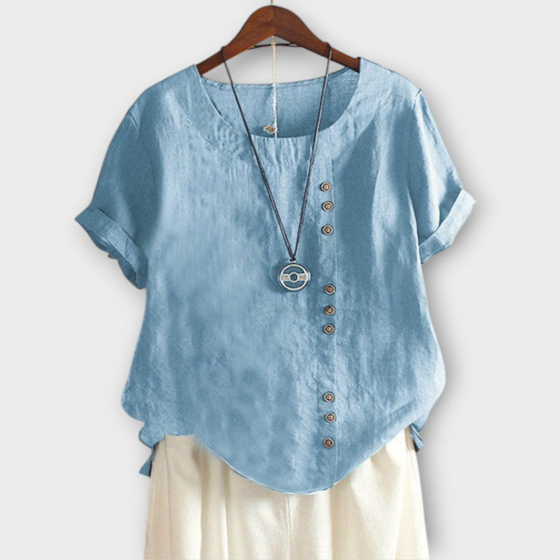 Elora™ Linen Blouse