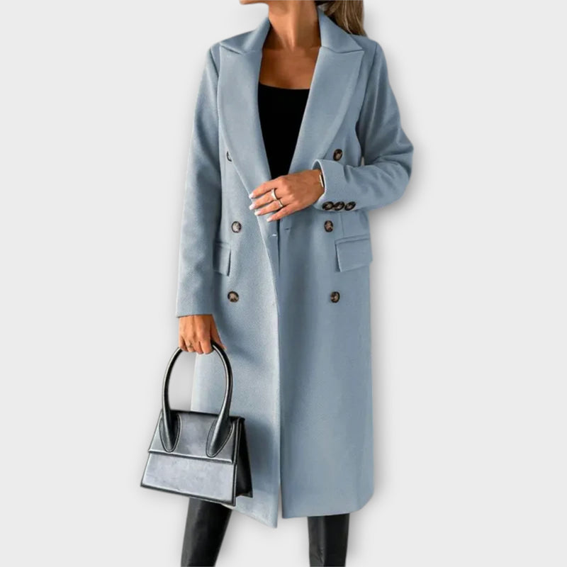 Judith® Elegant Wool Trenchcoat