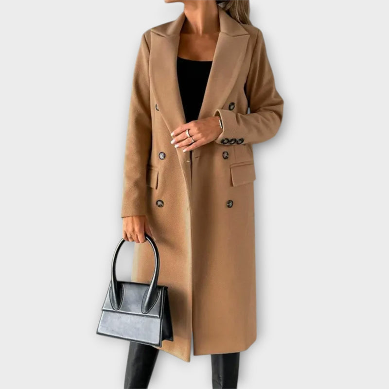 Judith® Elegant Wool Trenchcoat