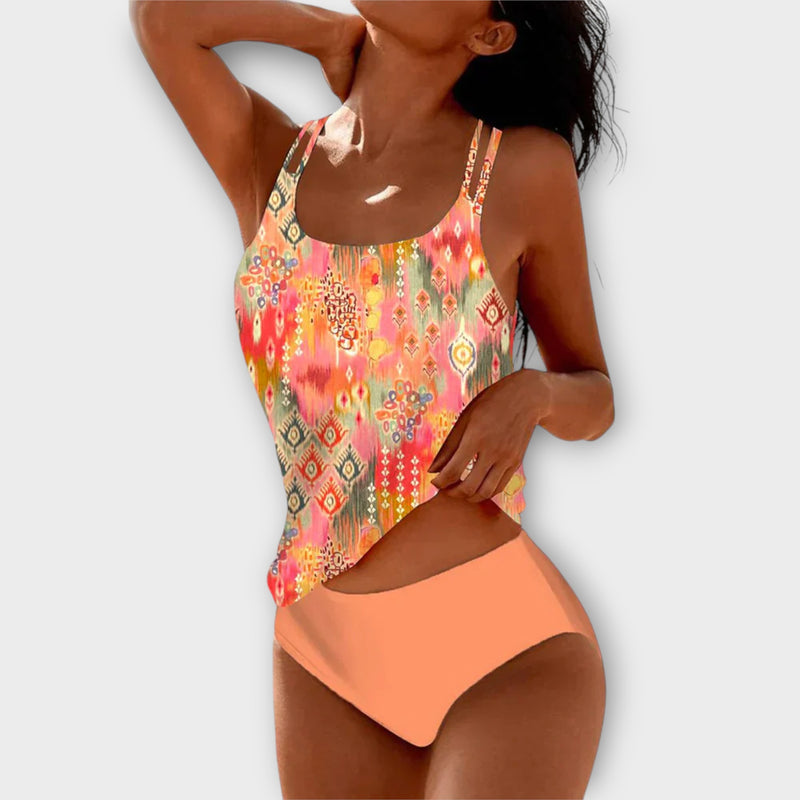 Elara™ Elegant Patterned Swimsuit