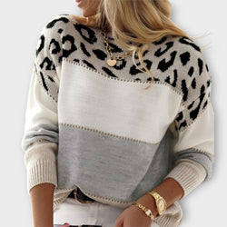 Ivy™ Leopard Accent Sweater