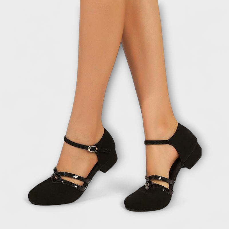 Nora – Elegant Strappy Pumps with Block Heel